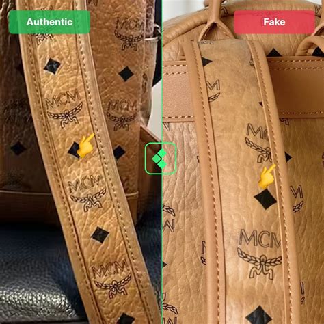 how to tell if a mcm bag is real|genuine mcm bag size.